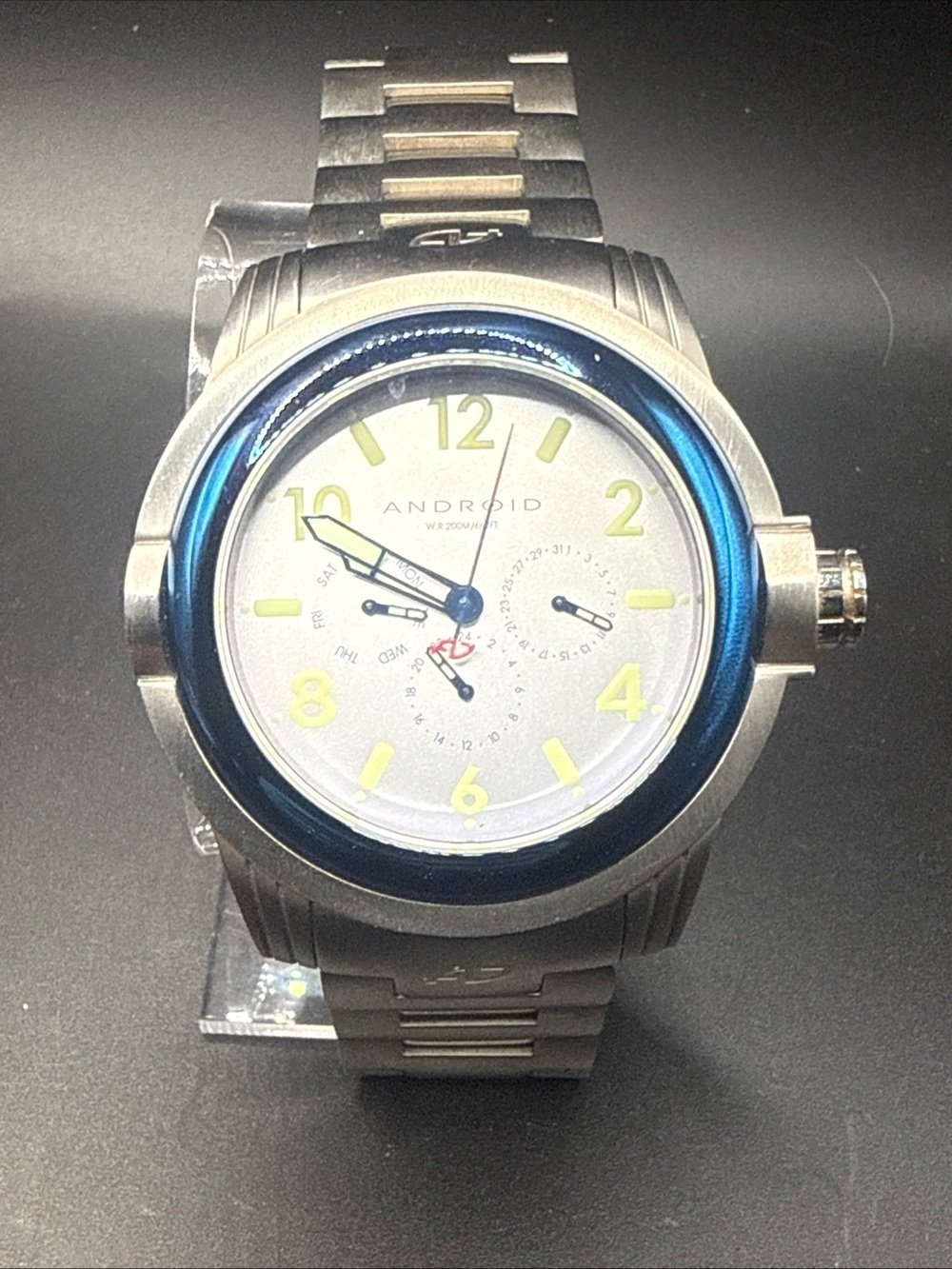 Android / Aragon Decoy watch Model AD599 Blue/Silver RARE!!